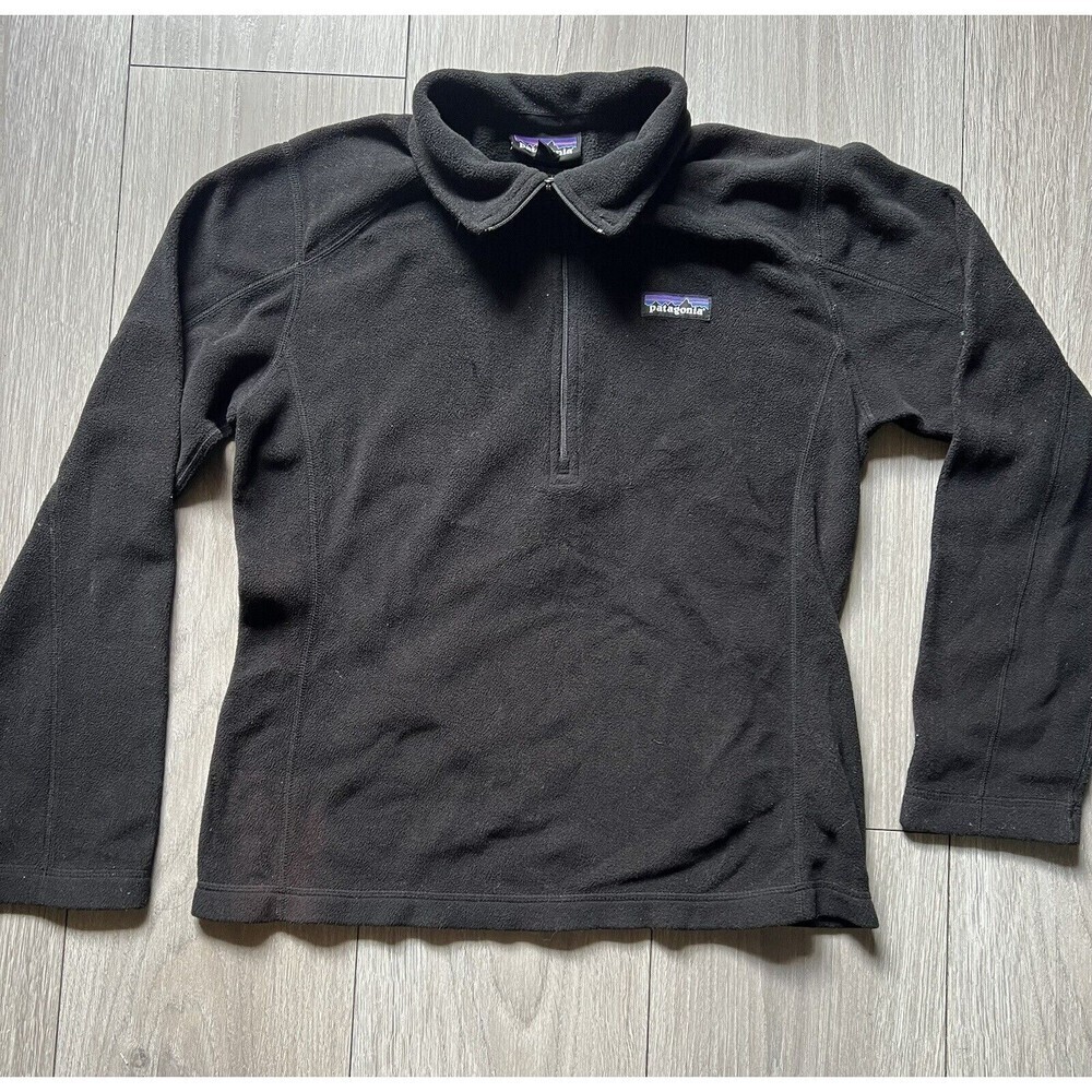 Patagonia Men/woman/kids Black Fleece 1/4 Zip Pullover Better Sweater XSOutdoors - Picture 2 of 11